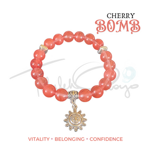 Cherry Bomb - Cherry Quartz - 10mm