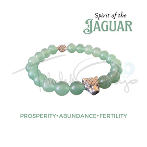 Spirit of the Jaguar - Green Aventurine - 8mm