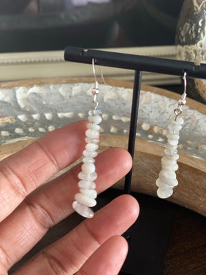 Osupa– Moonstone Drop Earrings