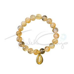 Luxe Gemstone Bracelets – Oshun Rising – Citrine 10 mm