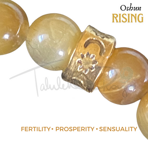 Oshun Rising - Honey Tiger's Eye - 8mm