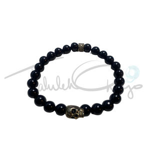 Luxe Gemstone Bracelets – Protector – Obsidian - 8mm