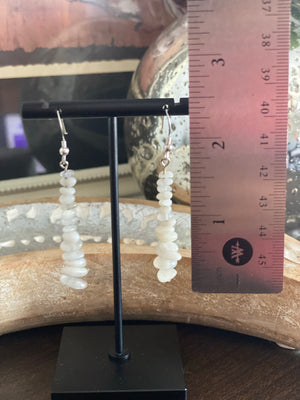 Osupa– Moonstone Drop Earrings