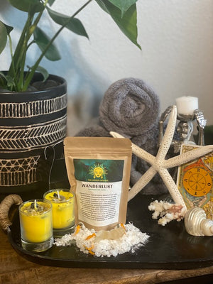 Safe Travels - Ritual Candle Set + Luxe Bath Salt Option