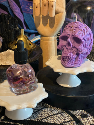 Divine - Purple Skull Candle Kit