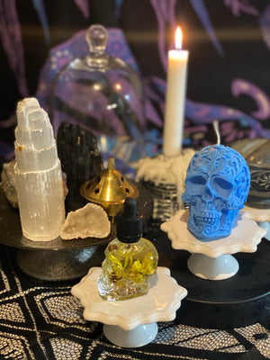 Heal- Blue Skull Candle Kit