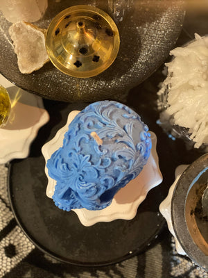 Heal- Blue Skull Candle Kit